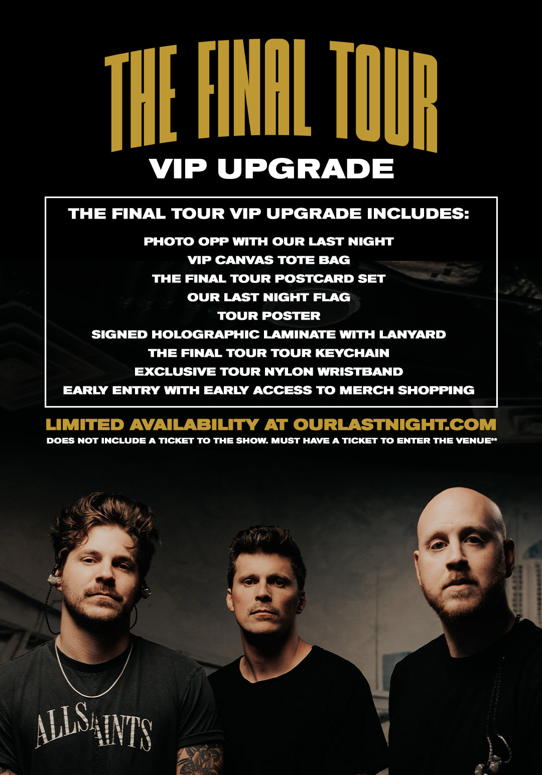 ミュージック LA-PPISCH 25th Anniversary Tour The Final Tour VIP Upgrade - Albuquerque, NM - August 25